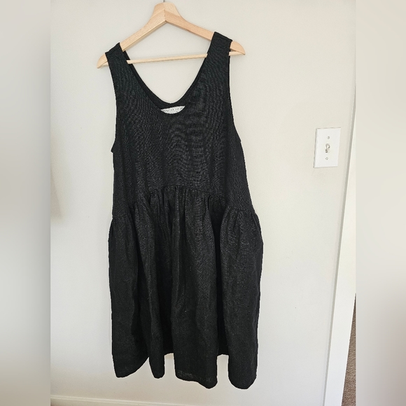 SOLD NPL Not Perfect Linen notperfectlinen Osaka Dress - Picture 3 of 5